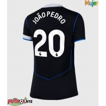 Camiseta Chelsea Joao Pedro #20 Tercera Equipación para mujer 2025-26 manga corta